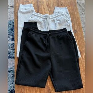 Primark Boys jogger set black & heather grey